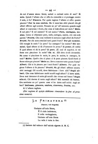 L'educazione moderna periodico mensile indirizzato alla diffusione delle teorie di Federico Frobel ...