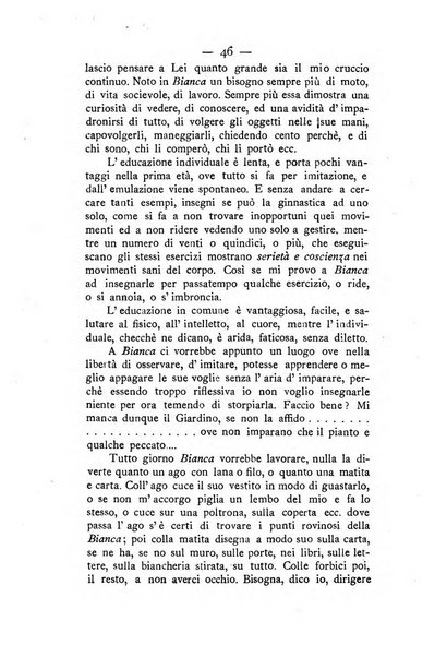 L'educazione moderna periodico mensile indirizzato alla diffusione delle teorie di Federico Frobel ...