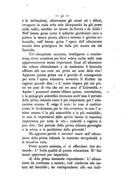 L'educazione moderna periodico mensile indirizzato alla diffusione delle teorie di Federico Frobel ...