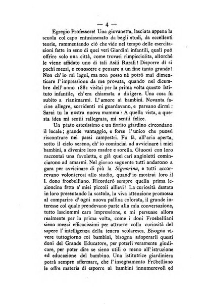 L'educazione moderna periodico mensile indirizzato alla diffusione delle teorie di Federico Frobel ...