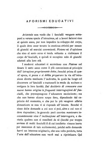 L'educazione moderna periodico mensile indirizzato alla diffusione delle teorie di Federico Frobel ...