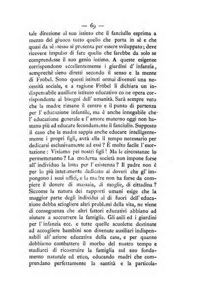 L'educazione moderna periodico mensile indirizzato alla diffusione delle teorie di Federico Frobel ...