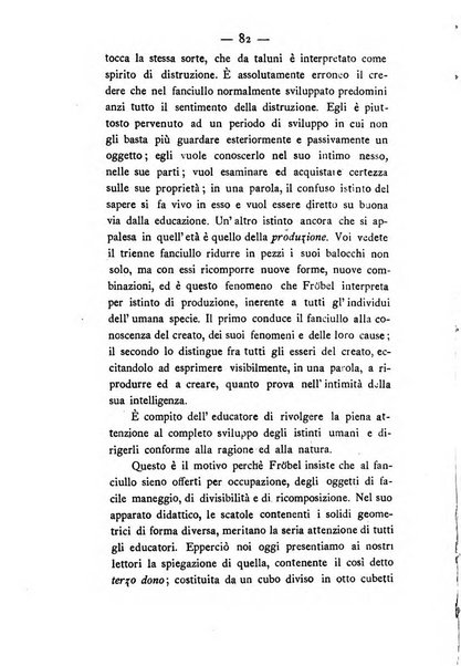 L'educazione moderna periodico mensile indirizzato alla diffusione delle teorie di Federico Frobel ...