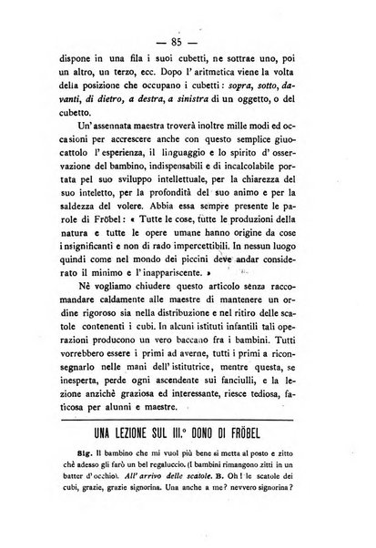 L'educazione moderna periodico mensile indirizzato alla diffusione delle teorie di Federico Frobel ...