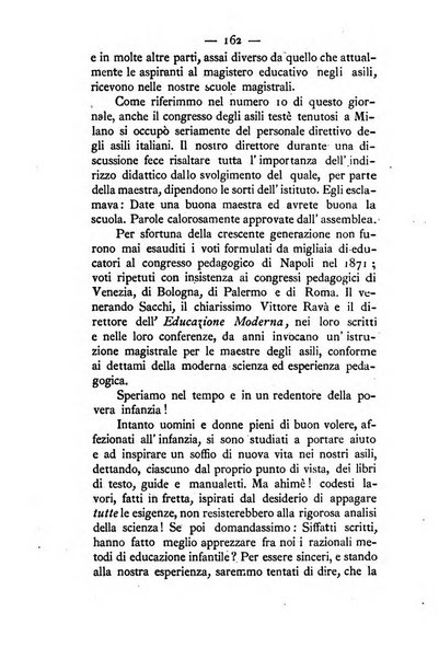 L'educazione moderna periodico mensile indirizzato alla diffusione delle teorie di Federico Frobel ...