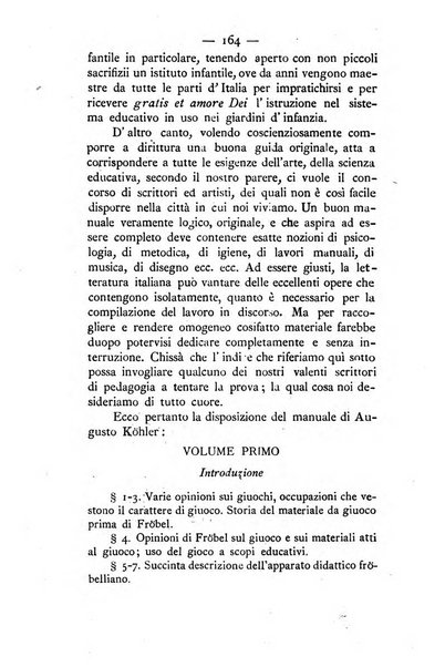 L'educazione moderna periodico mensile indirizzato alla diffusione delle teorie di Federico Frobel ...