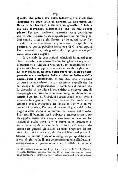 L'educazione moderna periodico mensile indirizzato alla diffusione delle teorie di Federico Frobel ...