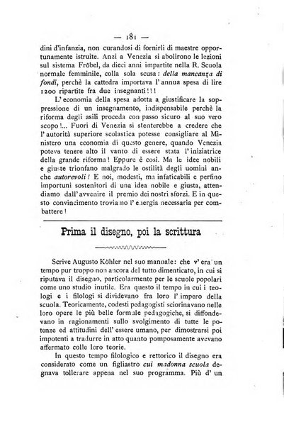 L'educazione moderna periodico mensile indirizzato alla diffusione delle teorie di Federico Frobel ...