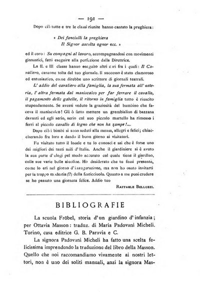 L'educazione moderna periodico mensile indirizzato alla diffusione delle teorie di Federico Frobel ...