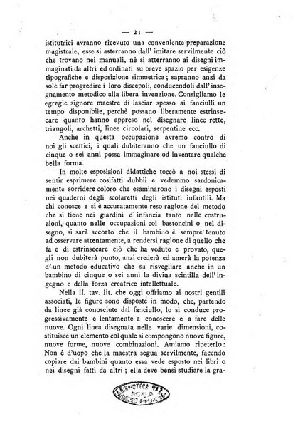 L'educazione moderna periodico mensile indirizzato alla diffusione delle teorie di Federico Frobel ...