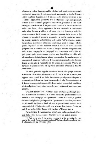 L'educazione moderna periodico mensile indirizzato alla diffusione delle teorie di Federico Frobel ...