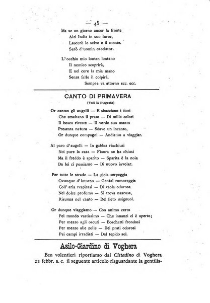 L'educazione moderna periodico mensile indirizzato alla diffusione delle teorie di Federico Frobel ...