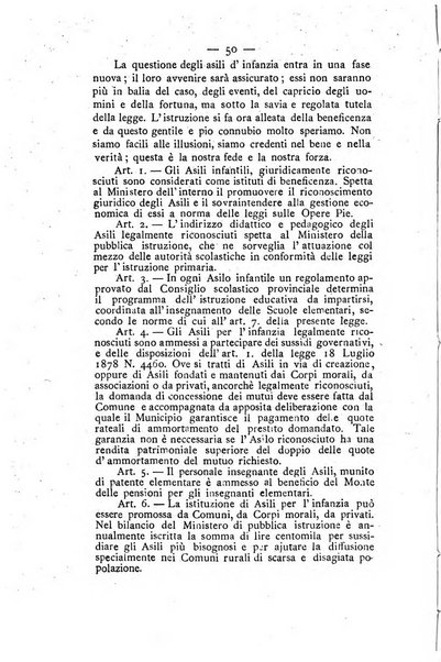 L'educazione moderna periodico mensile indirizzato alla diffusione delle teorie di Federico Frobel ...