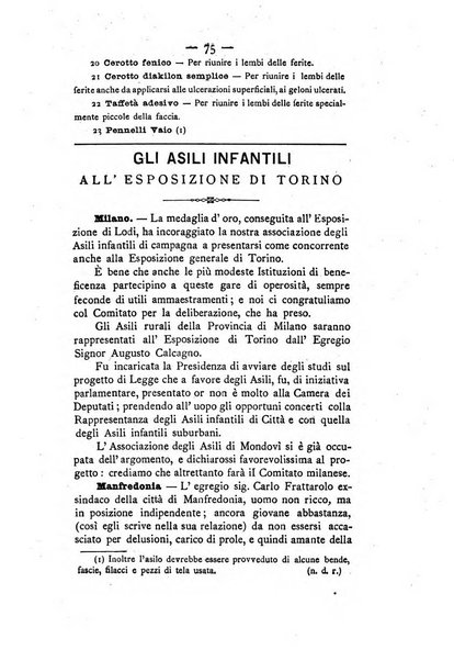 L'educazione moderna periodico mensile indirizzato alla diffusione delle teorie di Federico Frobel ...