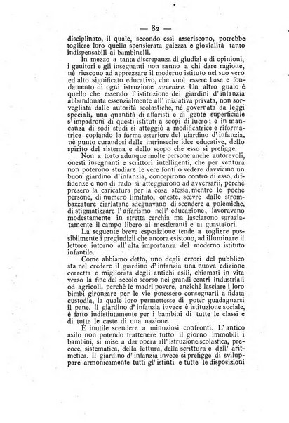 L'educazione moderna periodico mensile indirizzato alla diffusione delle teorie di Federico Frobel ...