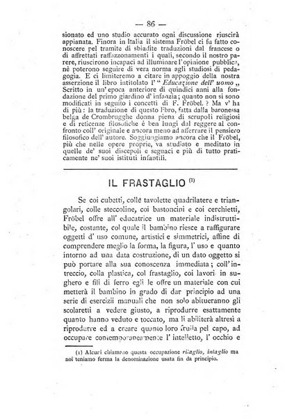 L'educazione moderna periodico mensile indirizzato alla diffusione delle teorie di Federico Frobel ...