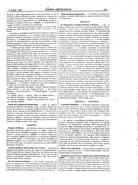 Elettricità rivista settimanale illustrata