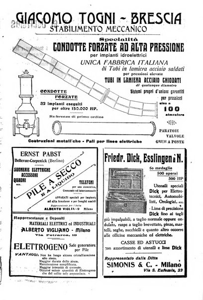 Elettricità rivista settimanale illustrata