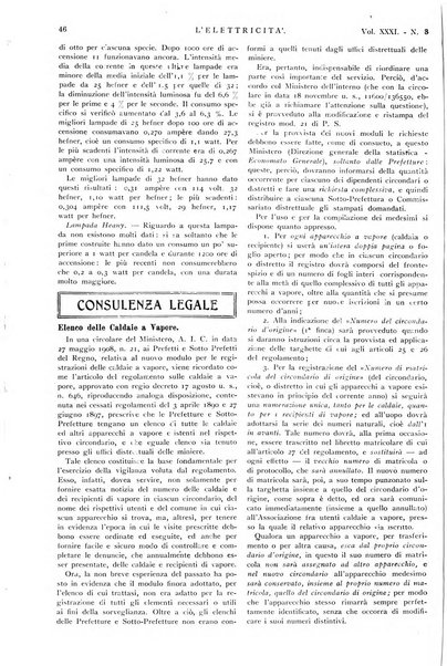 Elettricità rivista settimanale illustrata