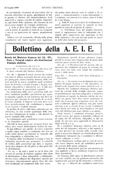 Elettricità rivista settimanale illustrata