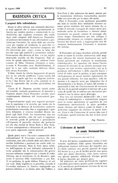 Elettricità rivista settimanale illustrata