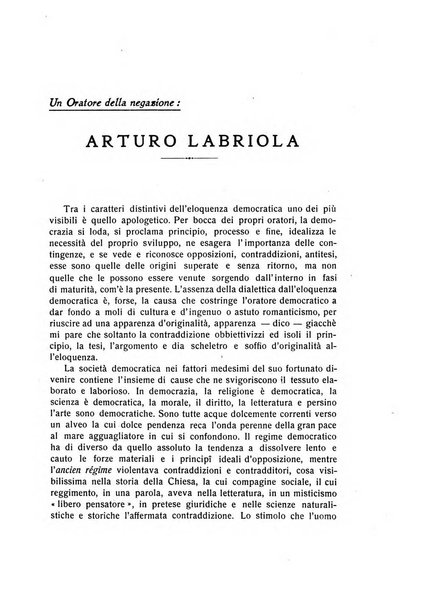 L'eloquenza antologia, critica, cronaca