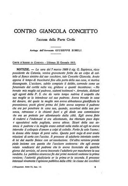 L'eloquenza antologia, critica, cronaca