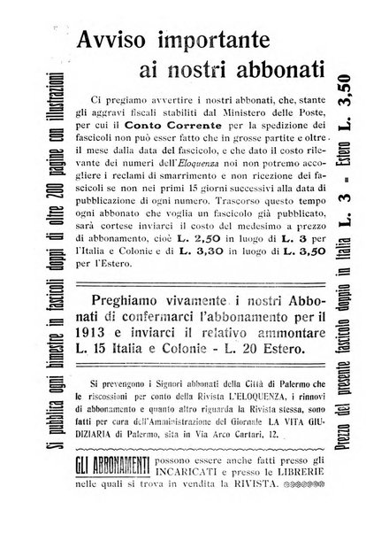 L'eloquenza antologia, critica, cronaca