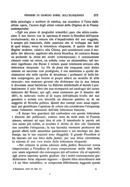 L'eloquenza antologia, critica, cronaca