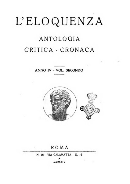 L'eloquenza antologia, critica, cronaca