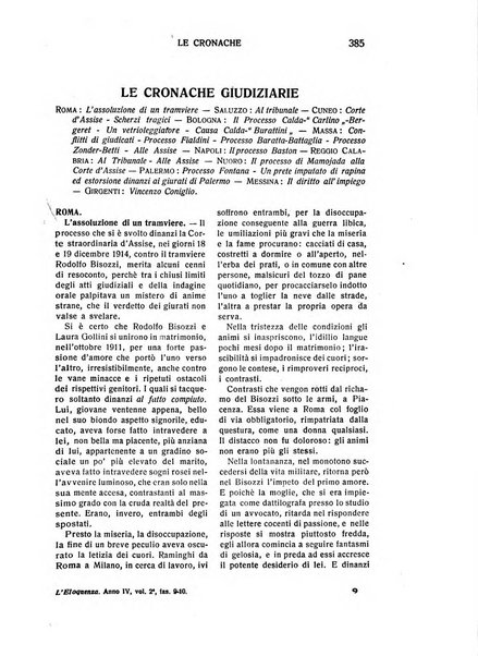 L'eloquenza antologia, critica, cronaca