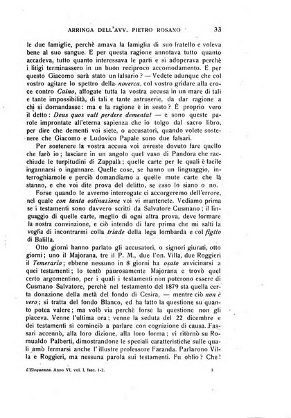 L'eloquenza antologia, critica, cronaca