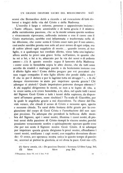 L'eloquenza antologia, critica, cronaca