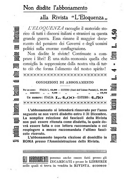 L'eloquenza antologia, critica, cronaca