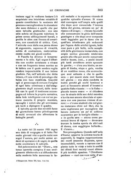 L'eloquenza antologia, critica, cronaca