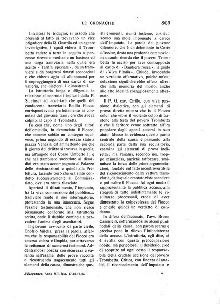 L'eloquenza antologia, critica, cronaca