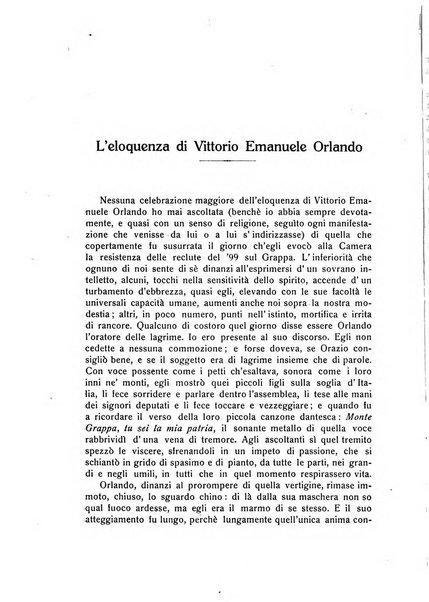 L'eloquenza antologia, critica, cronaca