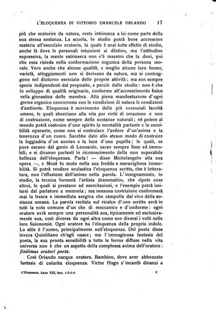 L'eloquenza antologia, critica, cronaca