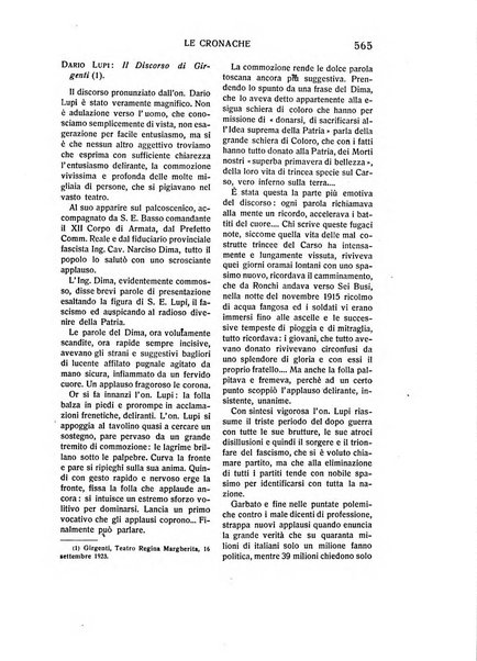 L'eloquenza antologia, critica, cronaca