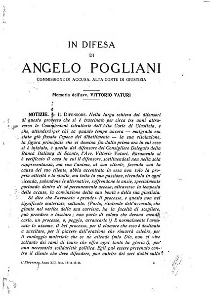 L'eloquenza antologia, critica, cronaca