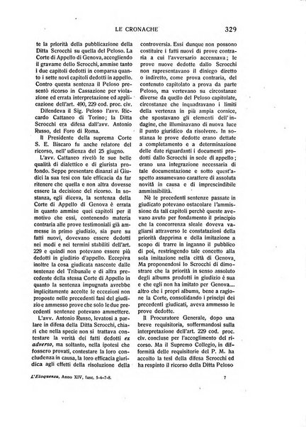 L'eloquenza antologia, critica, cronaca