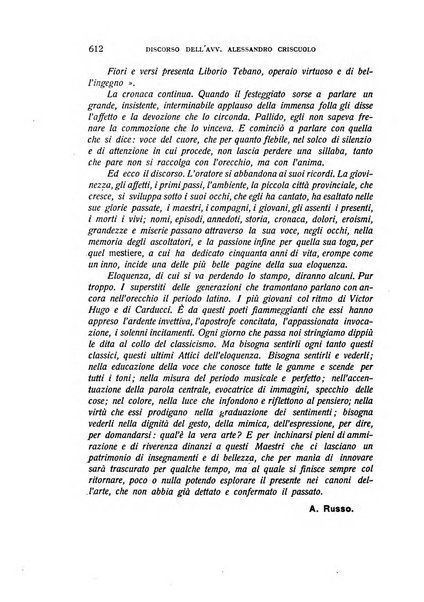 L'eloquenza antologia, critica, cronaca