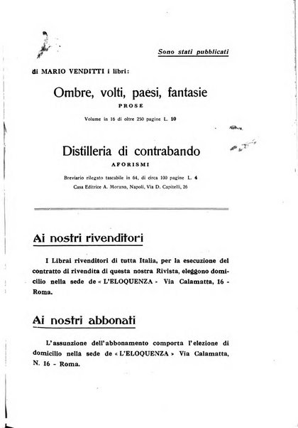 L'eloquenza antologia, critica, cronaca