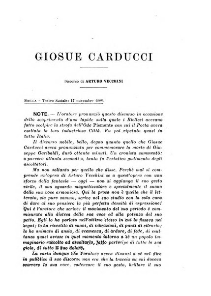 L'eloquenza antologia, critica, cronaca