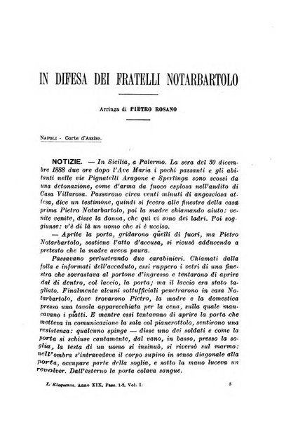 L'eloquenza antologia, critica, cronaca