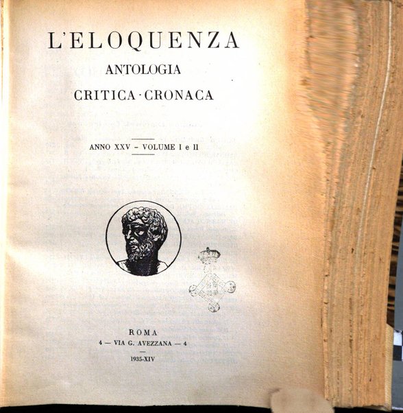 L'eloquenza antologia, critica, cronaca