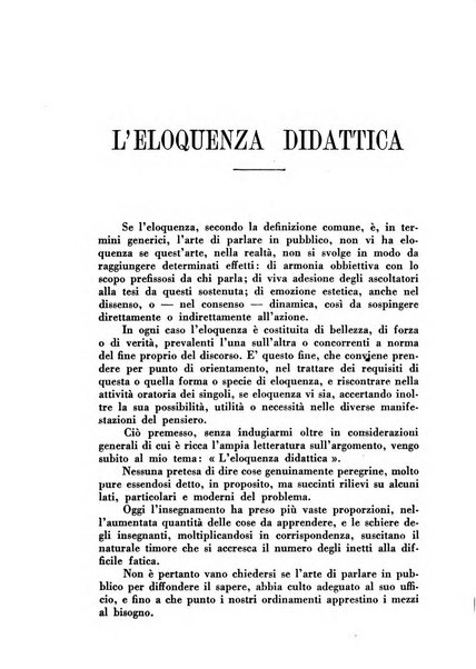 L'eloquenza antologia, critica, cronaca