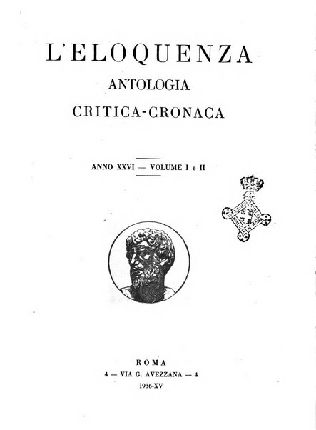 L'eloquenza antologia, critica, cronaca