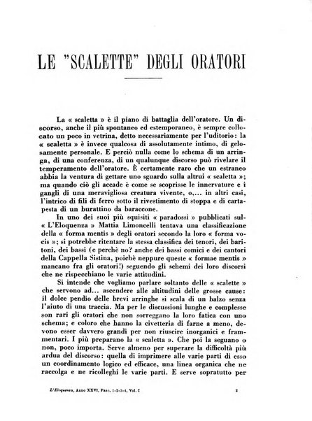 L'eloquenza antologia, critica, cronaca