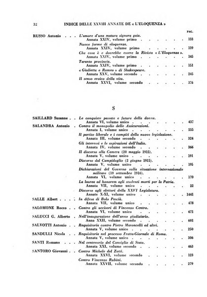 L'eloquenza antologia, critica, cronaca